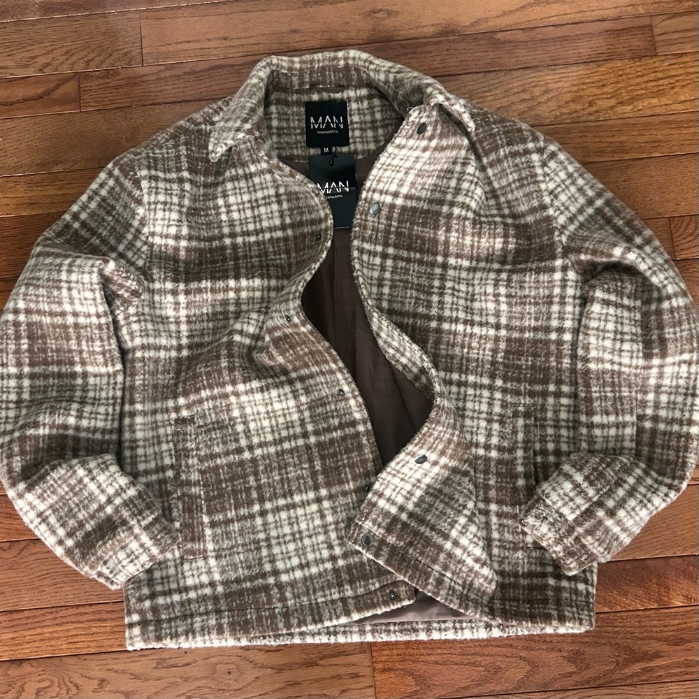 BooHoo Man thick flannel for winter with tags *NEVER WORN*